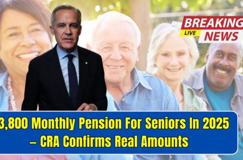 $3,800 Monthly Pension For Seniors In 2025 — CRA Confirms Real Amounts & Payment Dates