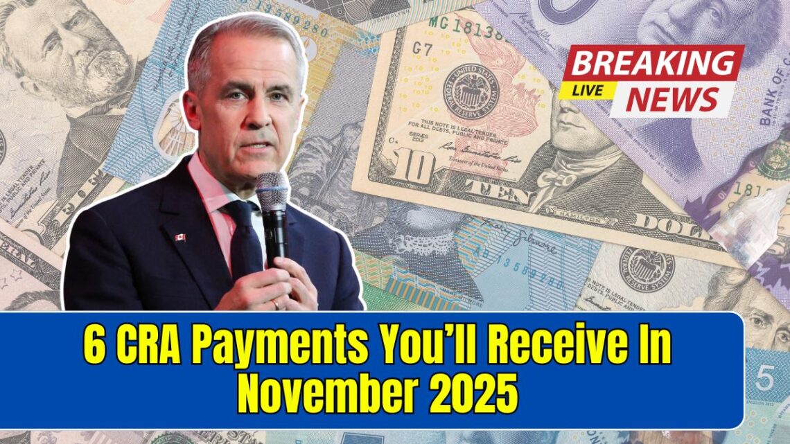 6 CRA Payments You’ll Receive In November 2025