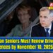 Canadian Seniors Must Renew Driver’s Licences by November 10, 2025 — New Rules Bring Automatic Suspensions